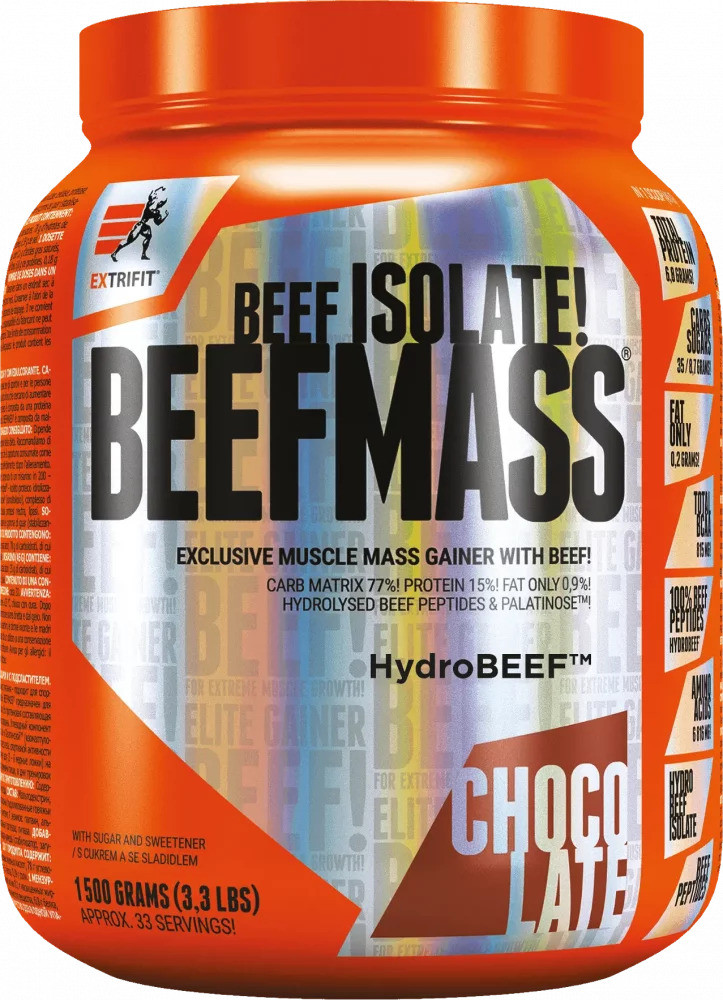 Beefmass 1500g Chocolate, фото №1