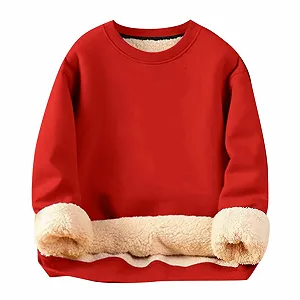 Женские Толстовки с флисовой подкладкой Модные Термические Тонкие Плотные Изолированные Классные Однотонные Худи Университетские Шерпа Мультяшные Колледжные - Фото 1