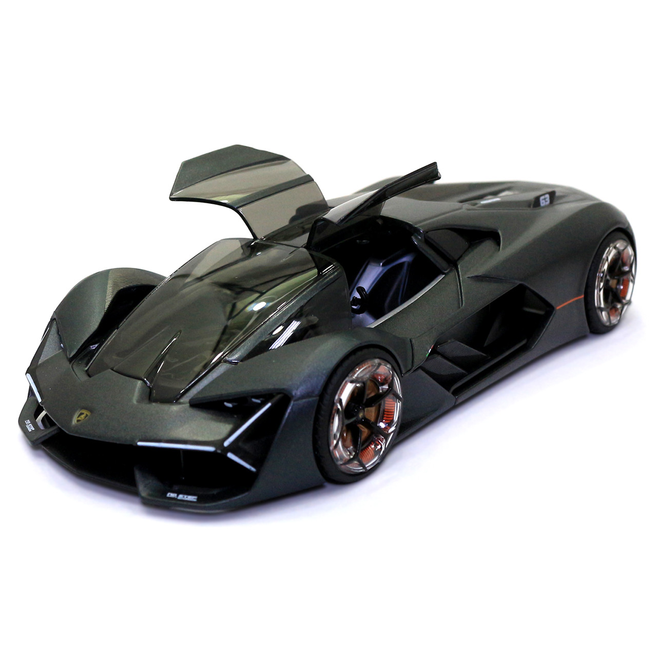 Машинка металлическая Lamborghini Terzo Millennio Bburago Ламборгини черный 9*19*4 см (18-21094), фото №5