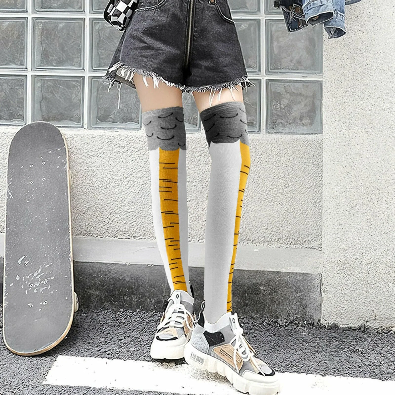 Шкарпетки з курячими ніжками, 1 пара, One Size, фото №4