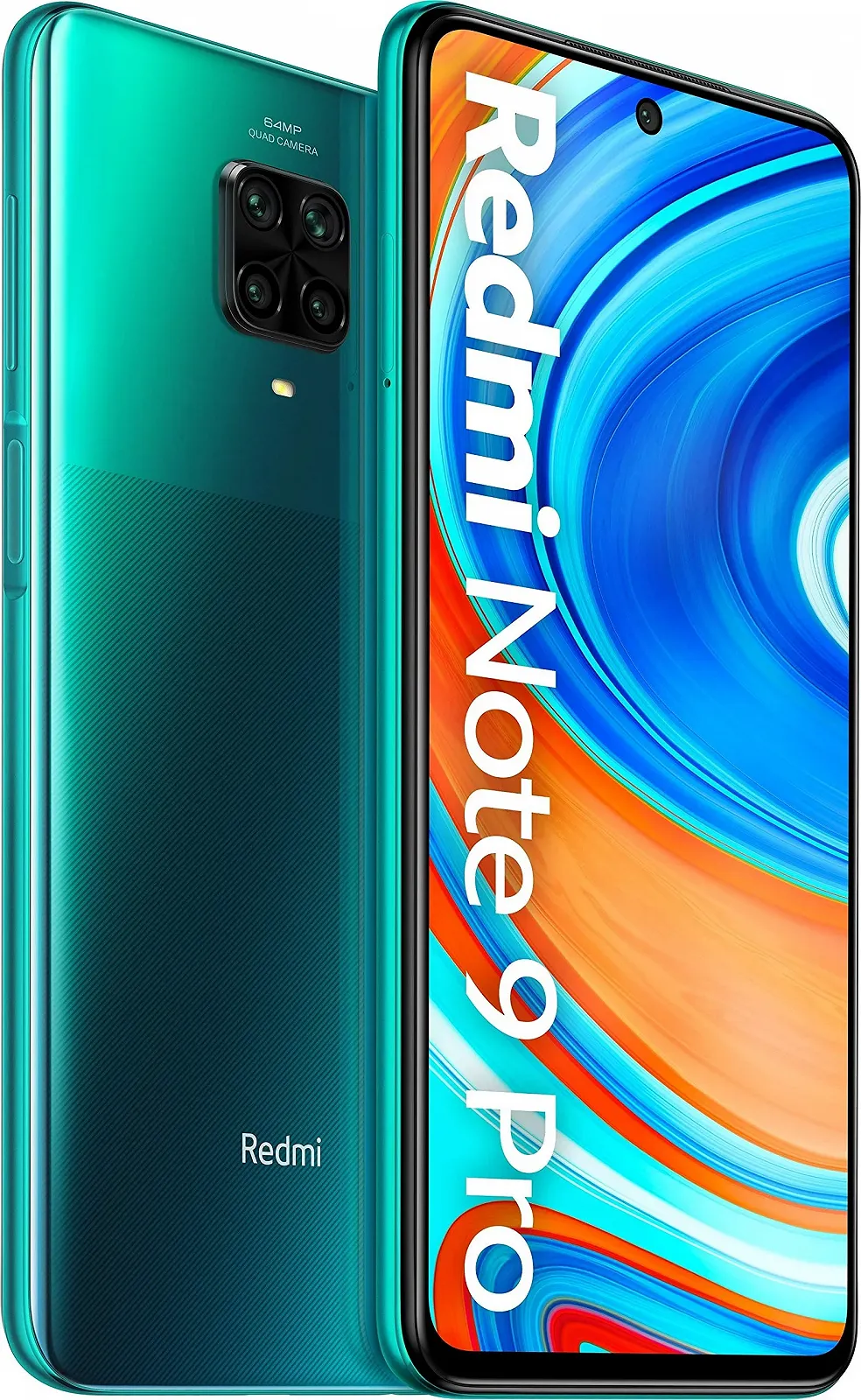 Смартфон Xiaomi Redmi Note 9 Pro 6/64 ГБ Tropical Green, фото №2