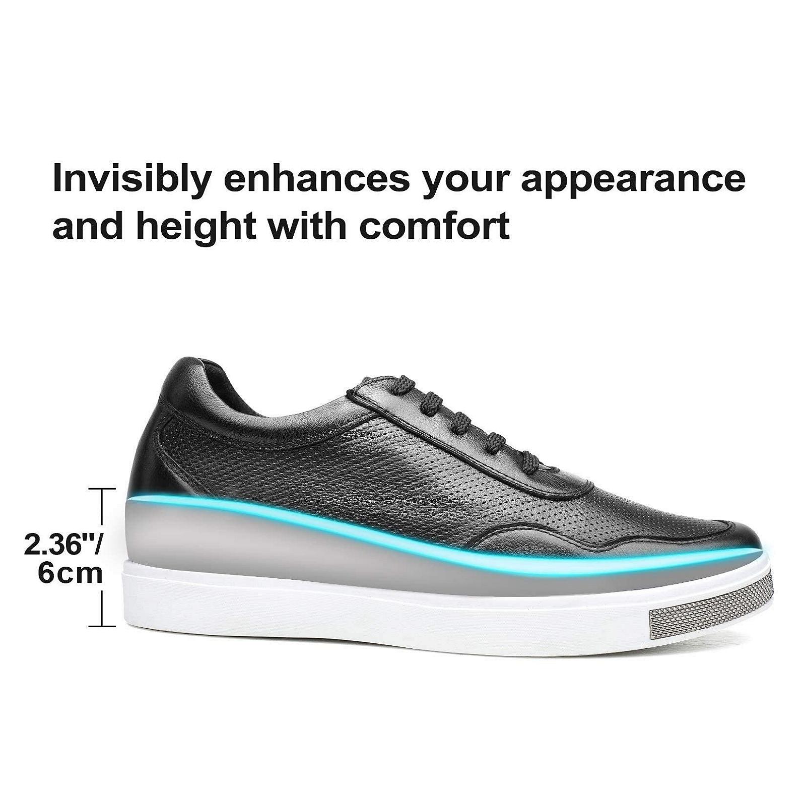 Кросівки CHAMARIPA Збільшення Зросту Чоловічі Дихаючі Сітчасті Шкіряні +6 см - H71C26K175D, фото №9