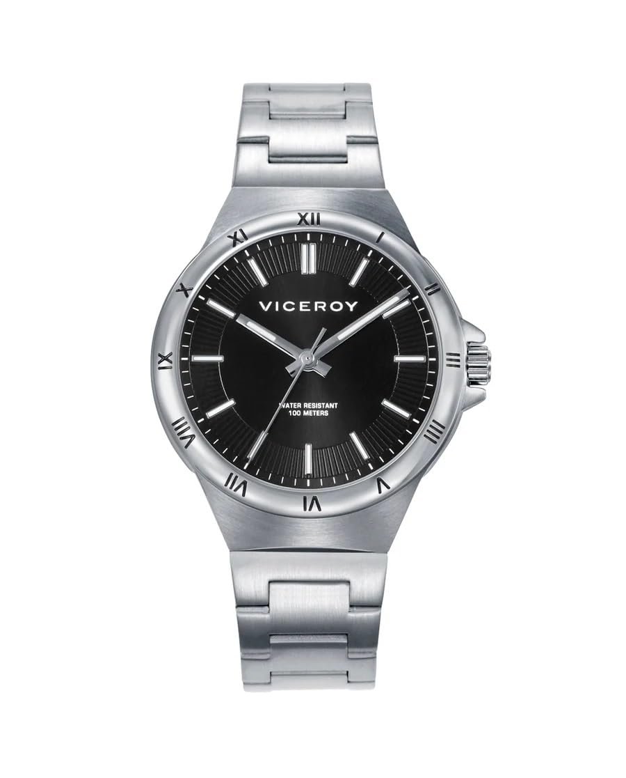Часы женские Viceroy Dress 401294-57 стальные черные, фото №1 Часы женские Viceroy Dress 401294-57 стальные черные, фото №1
