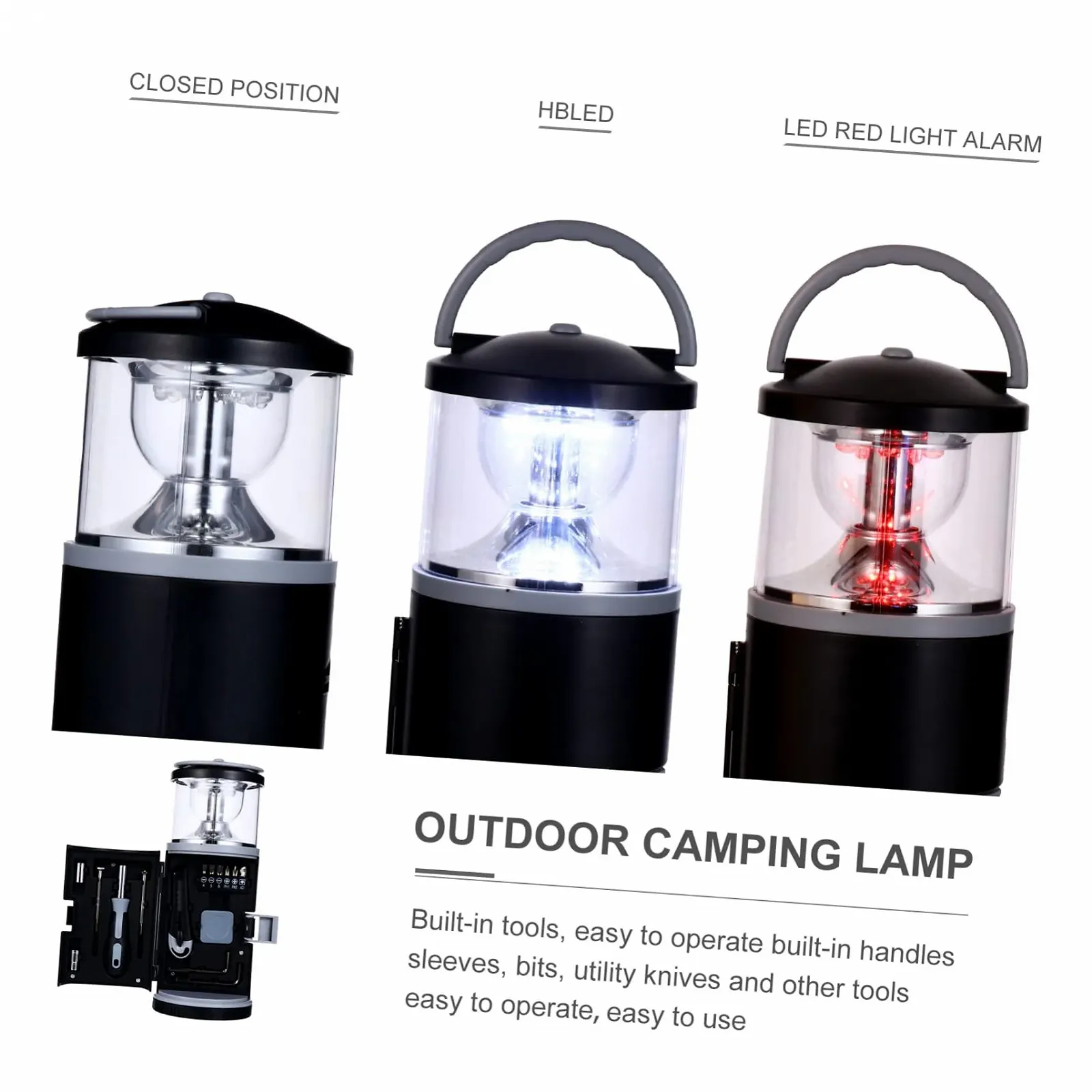 Ліхтар Kisangel Багатофункціональний інструмент для кемпінгу, фото №6