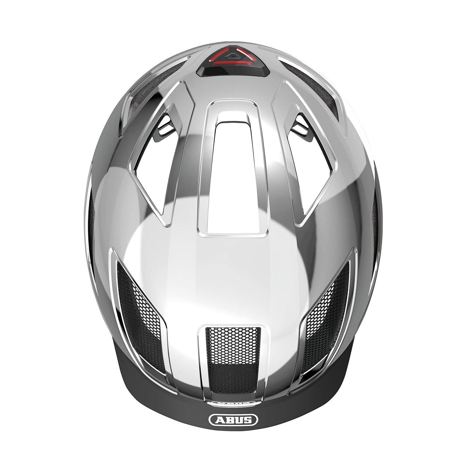 Шолом Міський ABUS Hyban 2.0 ABS Chrome Silver, фото №4