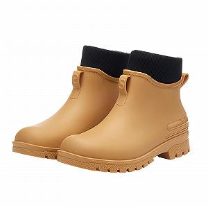 Резиновые Сапоги FNKDOR Unisex Короткие Нескользящие Модные Сапоги для Дождя с Подкладкой - Фото 1