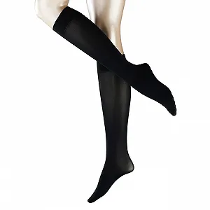 Гольфы FALKE Pure Matt 50, 3 пары, темно-синие - Фото 1