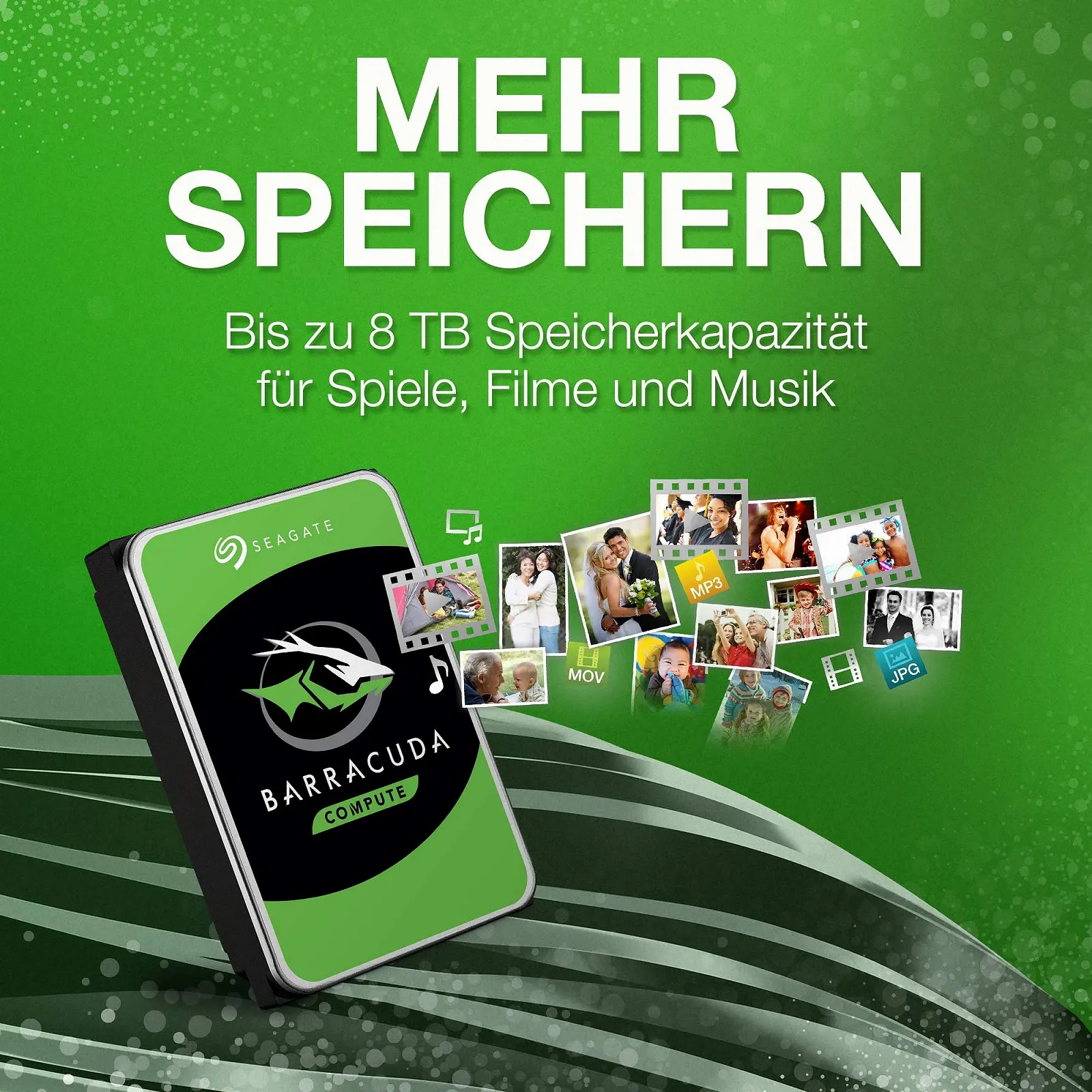 Внутренний жесткий диск Seagate BarraCuda ST2000DMZ08 2 ТБ 3.5" 7200 RPM 256 МБ Cache SATA 6 Гбит/с Серебристый, фото №3