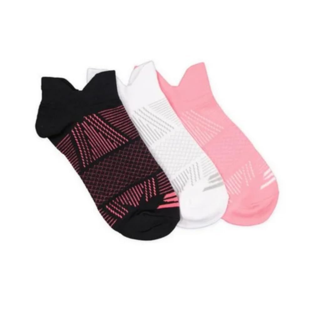 Носки Skechers Низкие M (3 пары) Розовый / Черный / Белый, фото №1