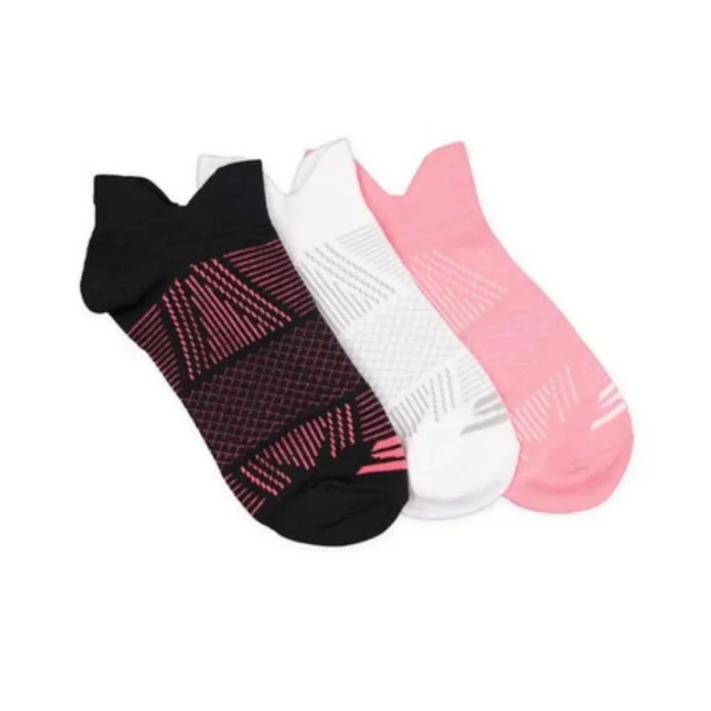 Носки Skechers Низкие M (3 пары) Розовый / Черный / Белый, фото №1