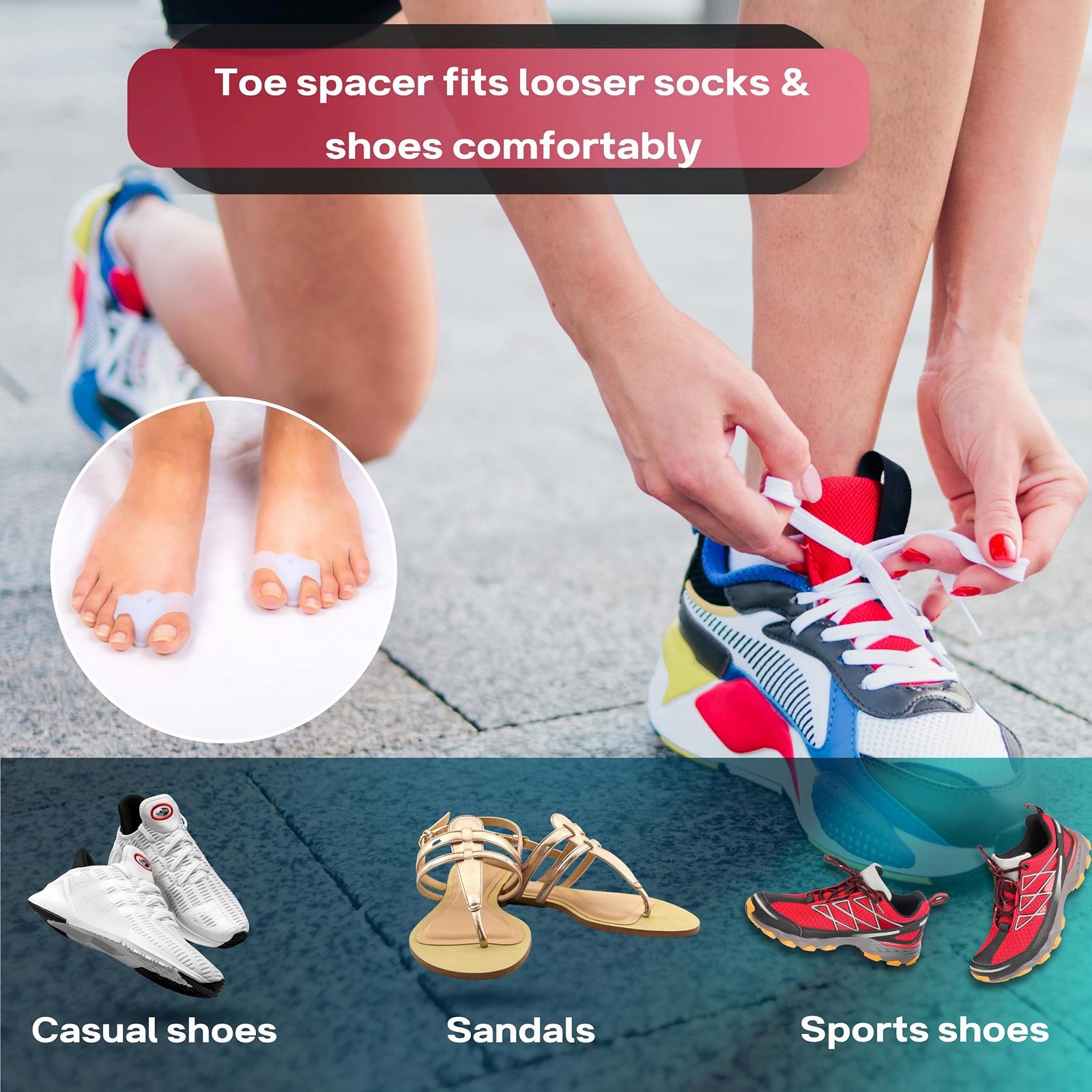 Роздільник для пальців ніг Wonder Care Силіконові гелеві подушечки для стоп, фото №7 Роздільник для пальців ніг Wonder Care Силіконові гелеві подушечки для стоп, фото №7