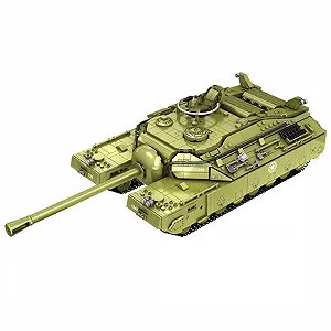 Конструктор Тяжёлый танк BAUNKO T28, 2986 деталей, военный американский танк Второй мировой войны, большая модель танка, строительные блоки, игрушечный набор для конструирования, DIY для детей и взрослых - Фото 1
