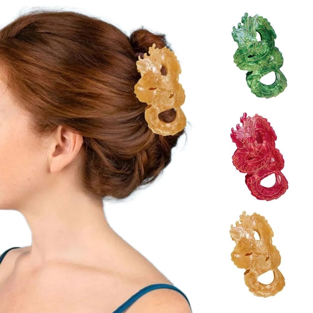 Заколка для волос Yjcnelcr Китайский Loong, фото №3