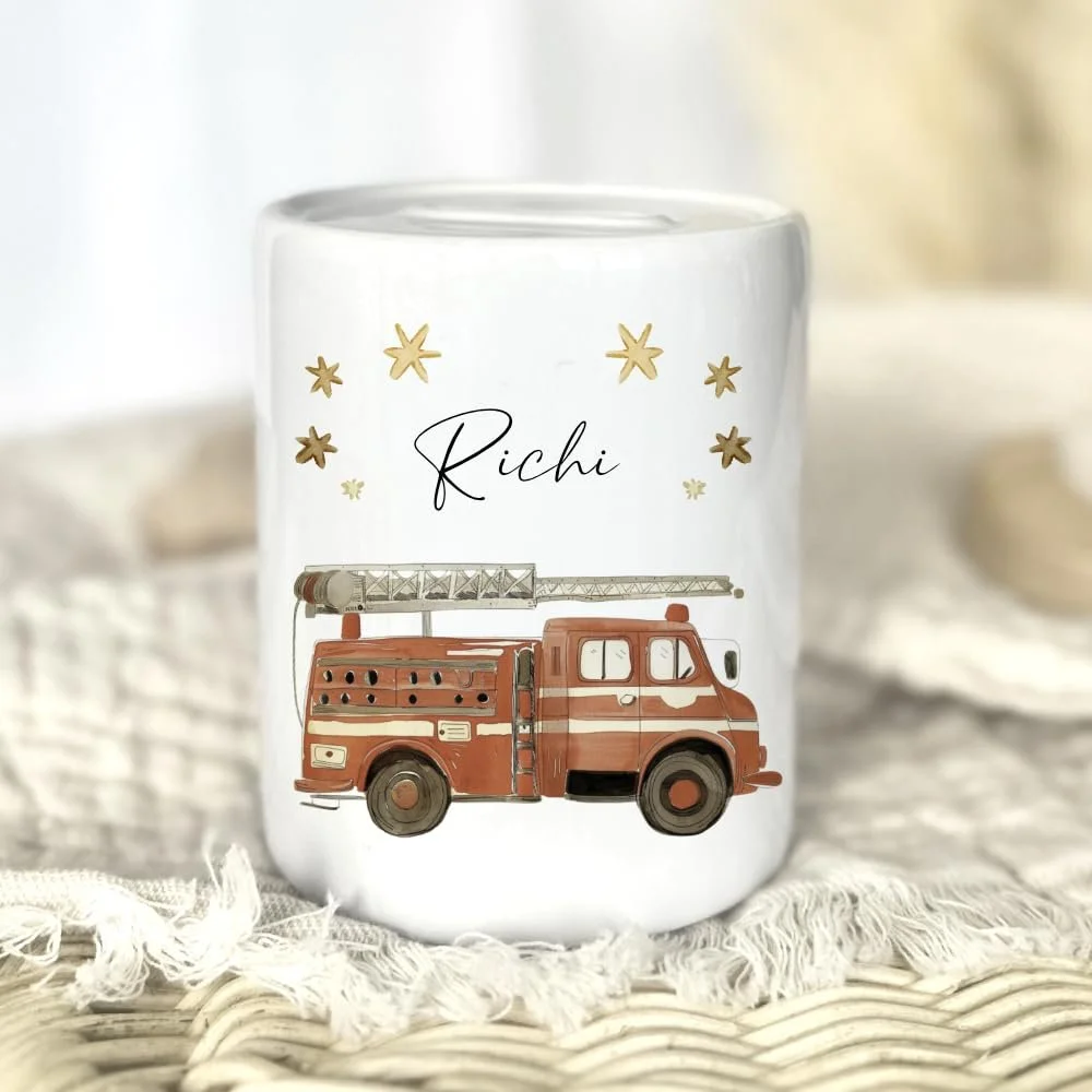 Скарбничка Manufaktur Liebevoll персоналізована Веселка для дітей керамічна, фото №6