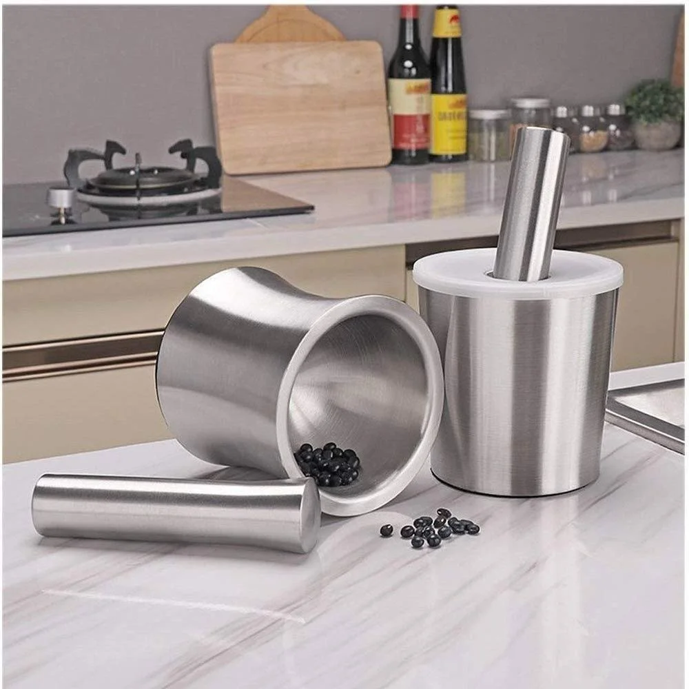 Ступка з товкачиком нержавіюча сталь, фото №4