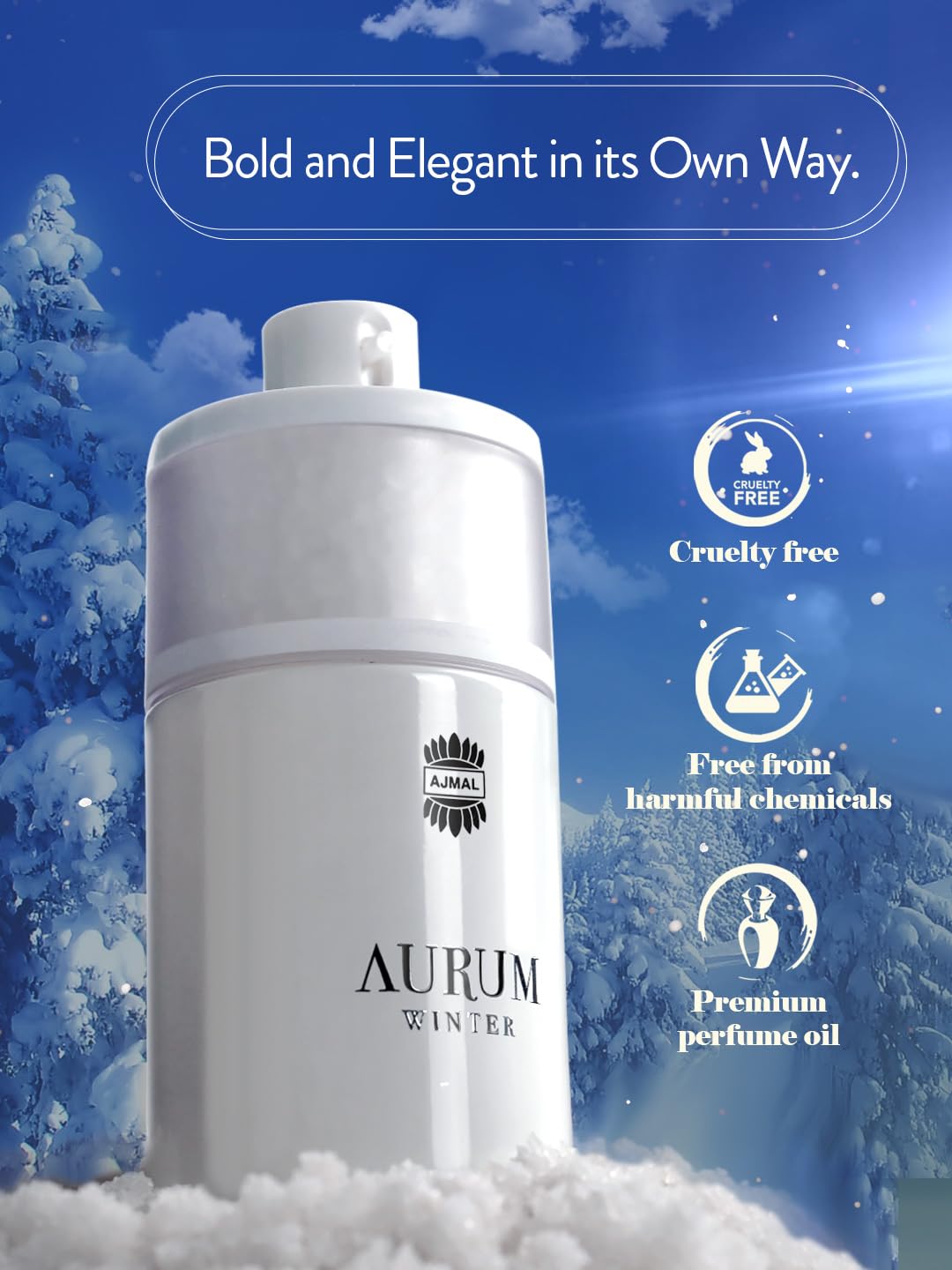 Парфюмерная вода Ajmal Aurum Winter для женщин 2,5 oz спрей, фото №4