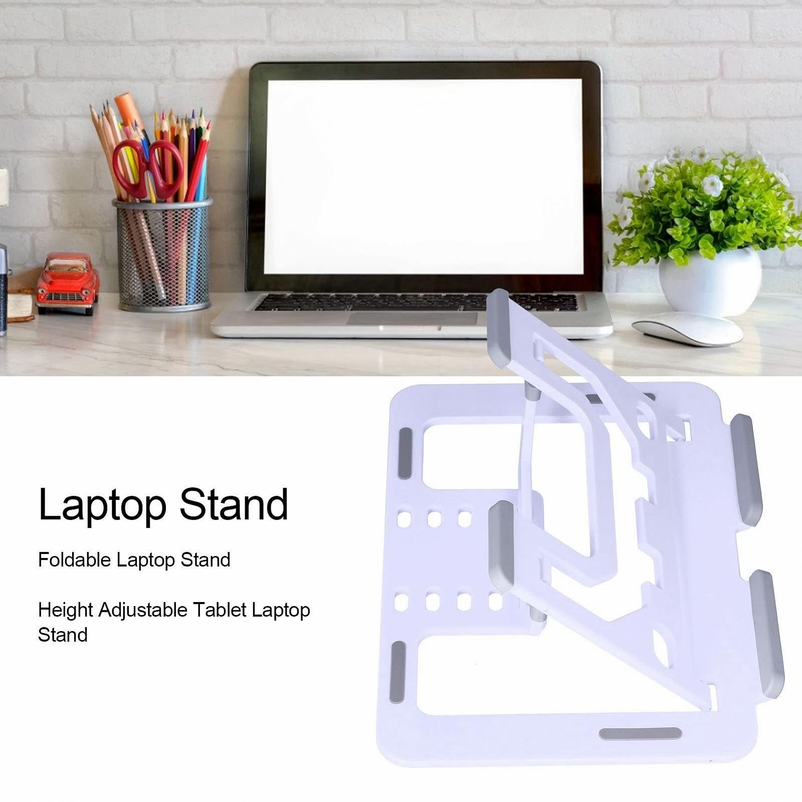 Подставка для ноутбука Jectse Регулируемая Стабильная Прочная для дома/офиса (White), фото №9