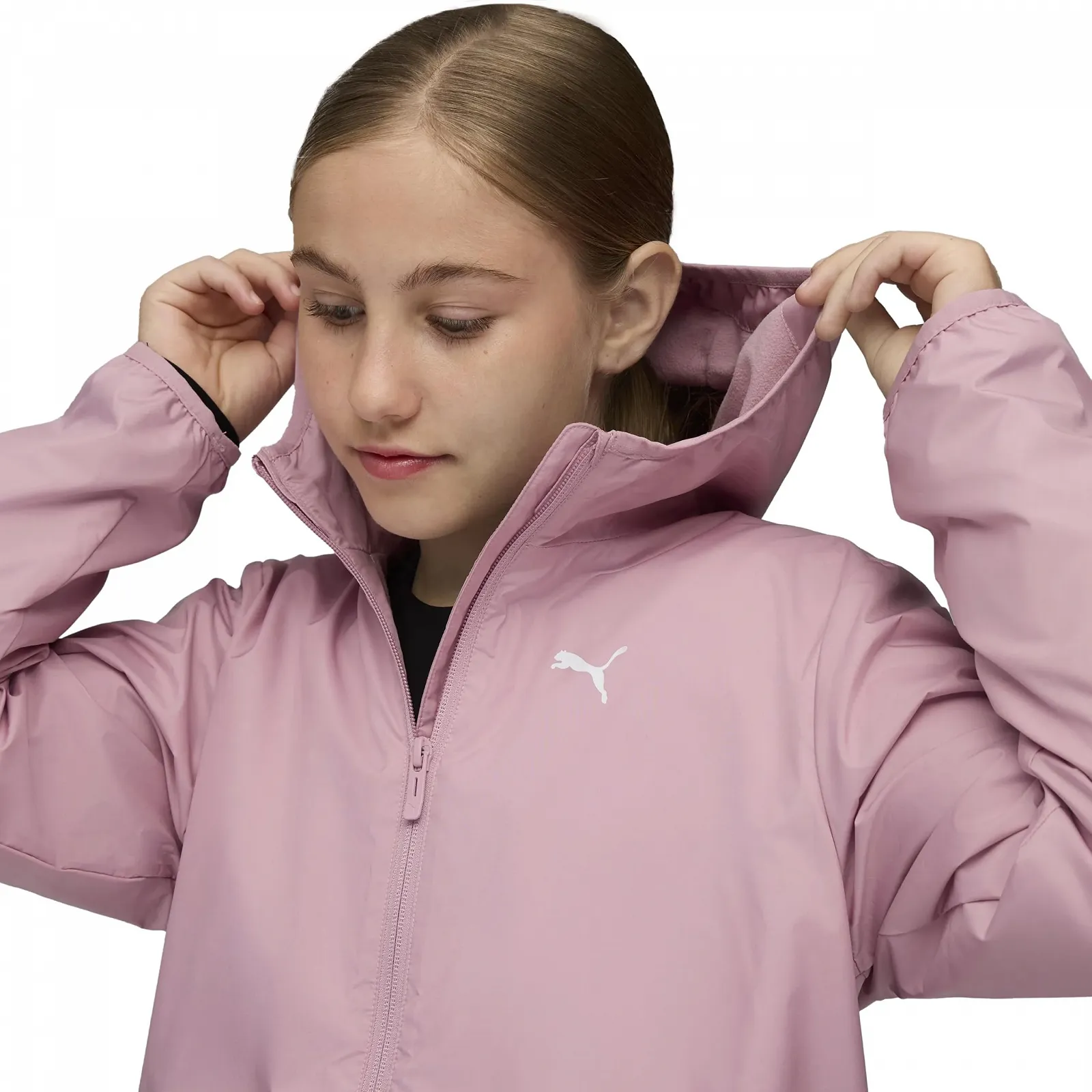 Куртка-ветровка PUMA детская с флисовой подкладкой, унисекс (1 шт. в упаковке), фото №4