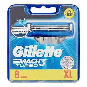 Сменные кассеты для бритья Gillette Mach3 Turbo 8 шт. - Фото 1