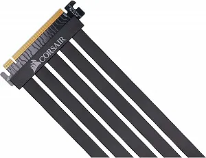 Райзер Corsair Premium PCIe 3.0 x16 / 300mm / 90 ° / Чорний synthetic.ua - Фото 1