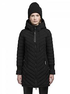 Жіноче зимове пальто khujo Nita3 чорний - Фото 1