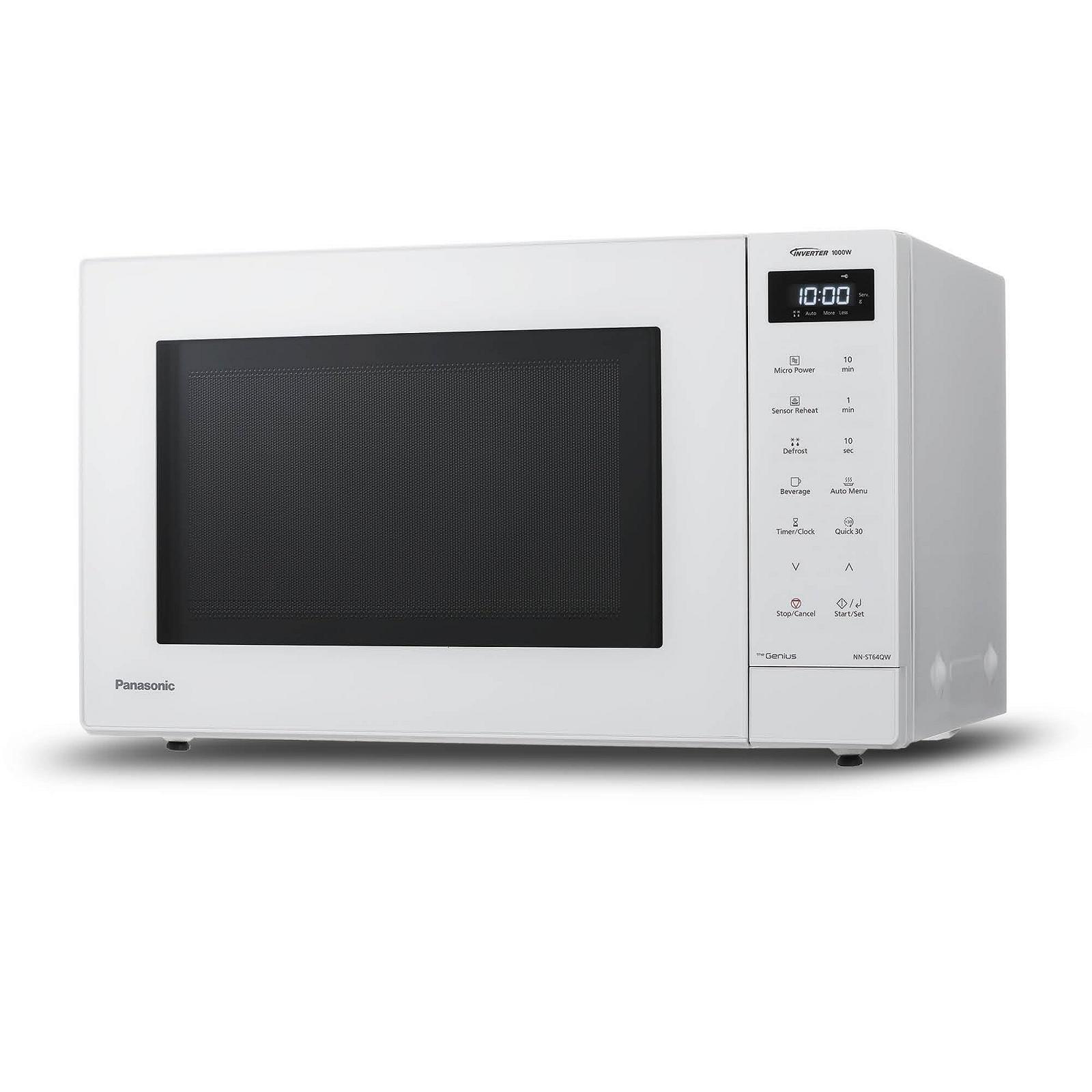 Микроволновая печь Panasonic NN-ST64QWEPG 32 л Инверторная 1000 Вт 20 программ Touch Control White, фото №9 Микроволновая печь Panasonic NN-ST64QWEPG 32 л Инверторная 1000 Вт 20 программ Touch Control White, фото №9