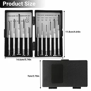 Набір прецизійних викруток 11 в 1 для ремонту годинників та окулярів synthetic.ua - Фото 1