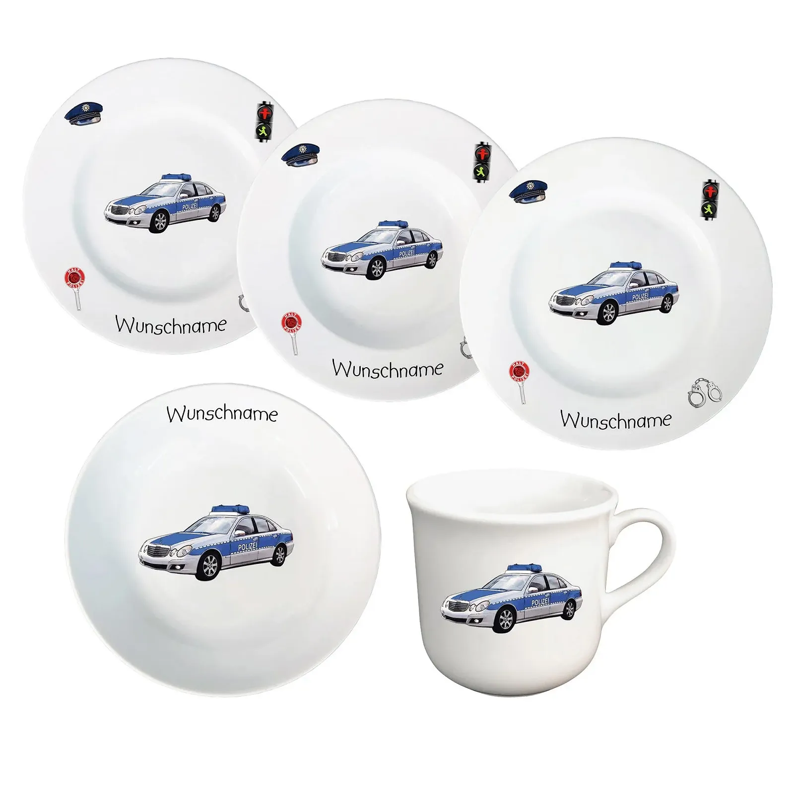 Детская посуда 5 предметов Фарфоровая, фото №1 Детская посуда 5 предметов Фарфоровая, фото №1