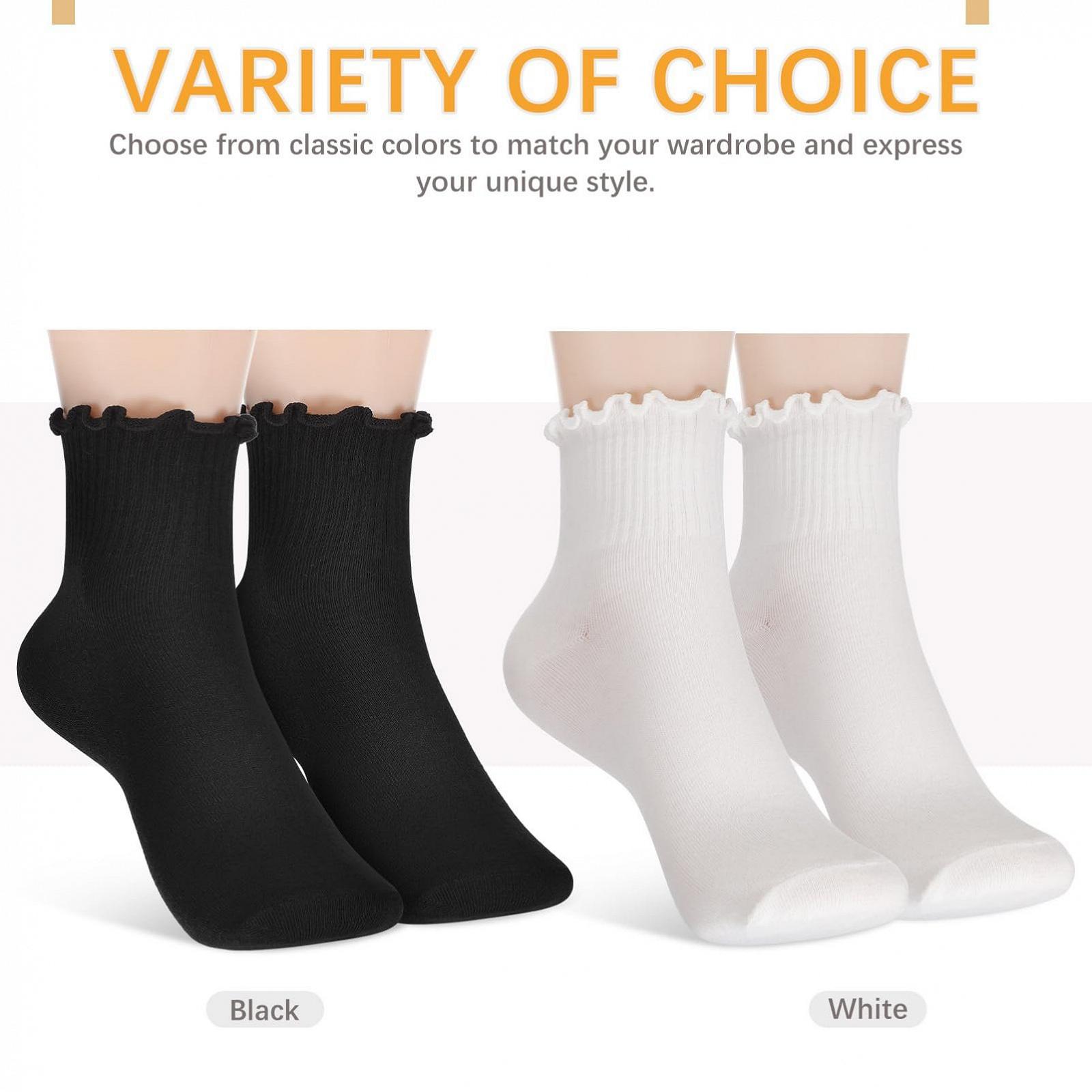 Шкарпетки Valiclud з оборками для жінок, 6 пар, фото №6