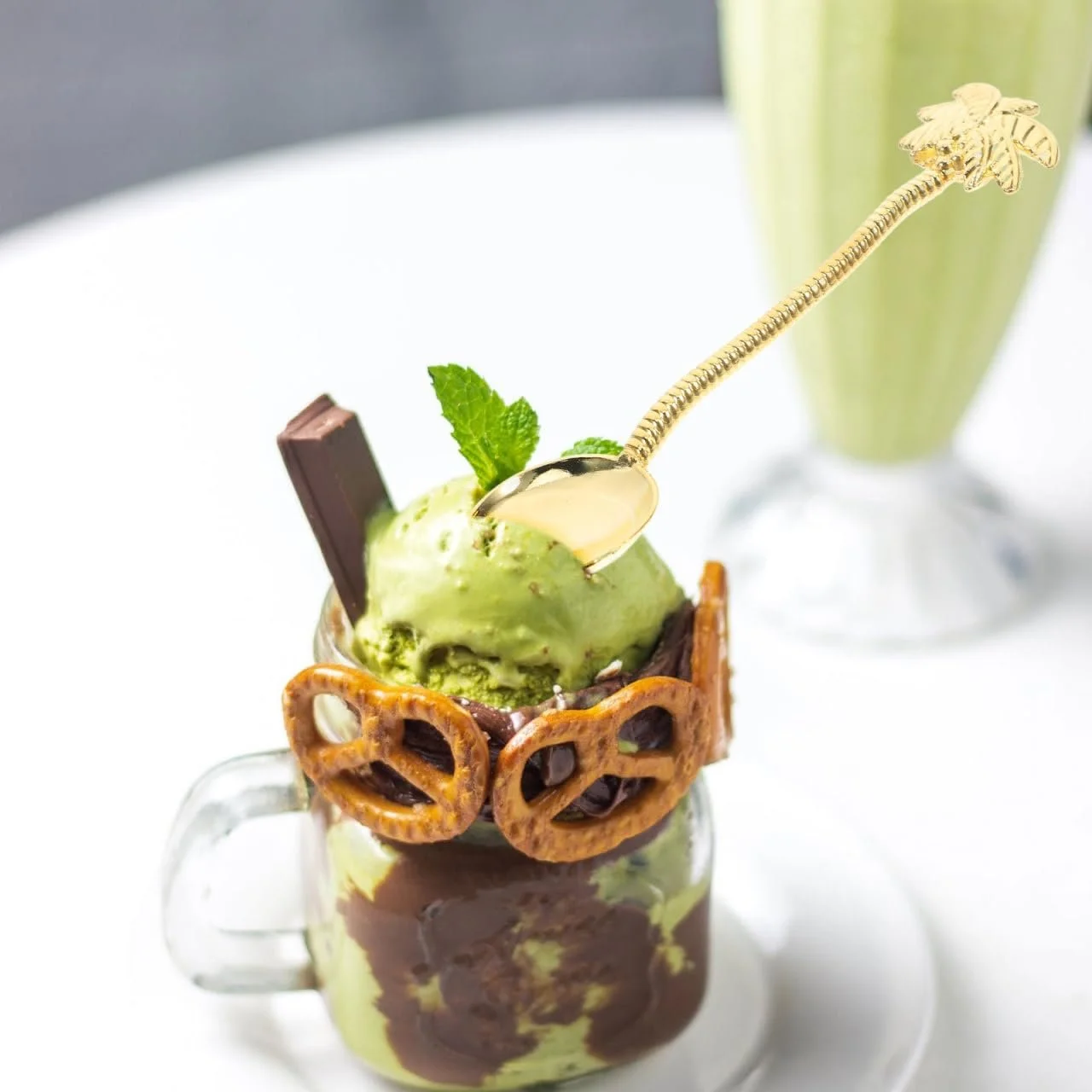 Ложка для кави TOPBATHY Tropical Palm Trees, Ретро Маленькі, фото №7