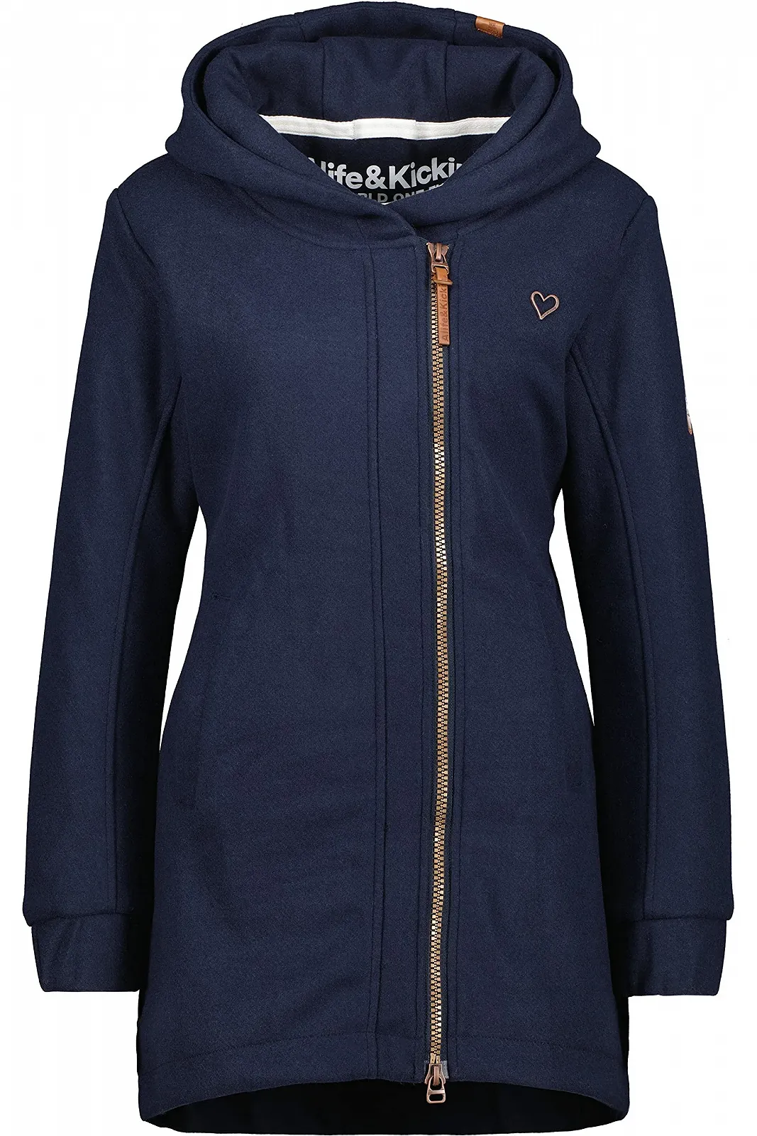 зимняя парка-куртка ALIFE and Kickin CarlinaAK J с капюшоном Идеально подходит для холодных дней, осени и зимы, фото №2