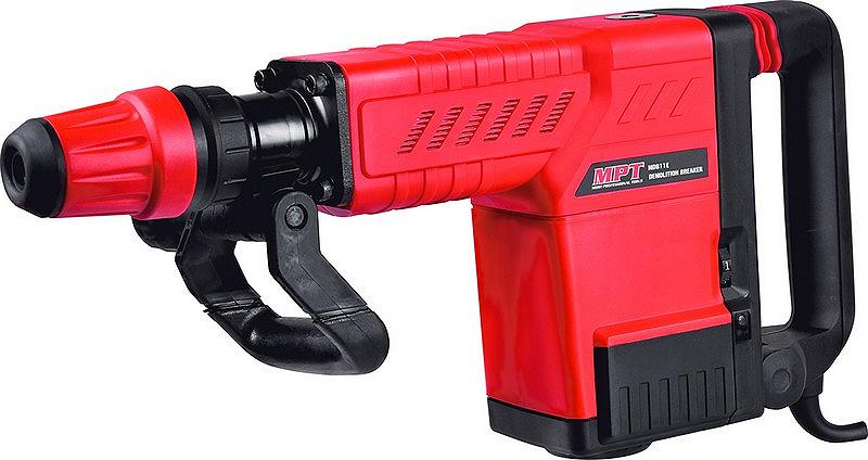 Молоток відбійний MPT PROFI 1500 Вт 25 Дж 900-1800 уд/хв SDS-MAX 2 стамески кейс MDB11E, фото №1