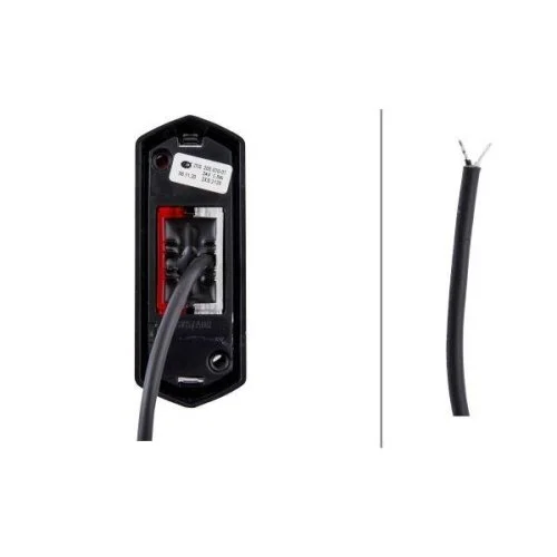 Габаритний ліхтар HELLA 2XS 205 020-051 для SCANIA LIEBHERR бічний монтаж, фото №2