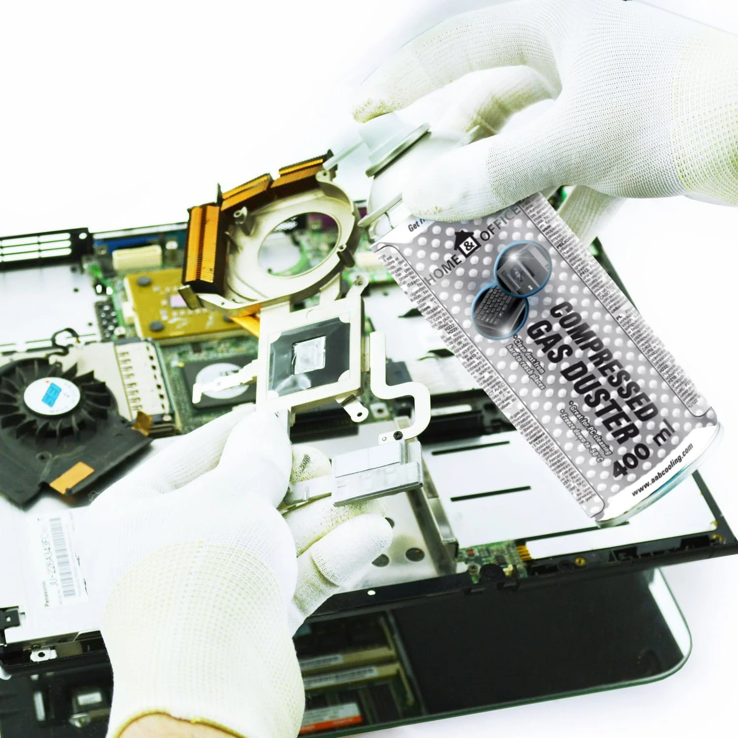 Пневматичний очищувач AABCOOLING K2 2 x 400 мл для електроніки та офісу, фото №4