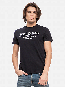 Футболка Tom Tailor Темно-синий 2XL - Фото 1