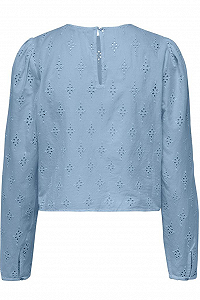 Блуза ONLBAILEY LIFE LS B ANG DNM TOP FF 15226135 Cashmere Blue ONLY Блакитний L synthetic.ua - Фото 1