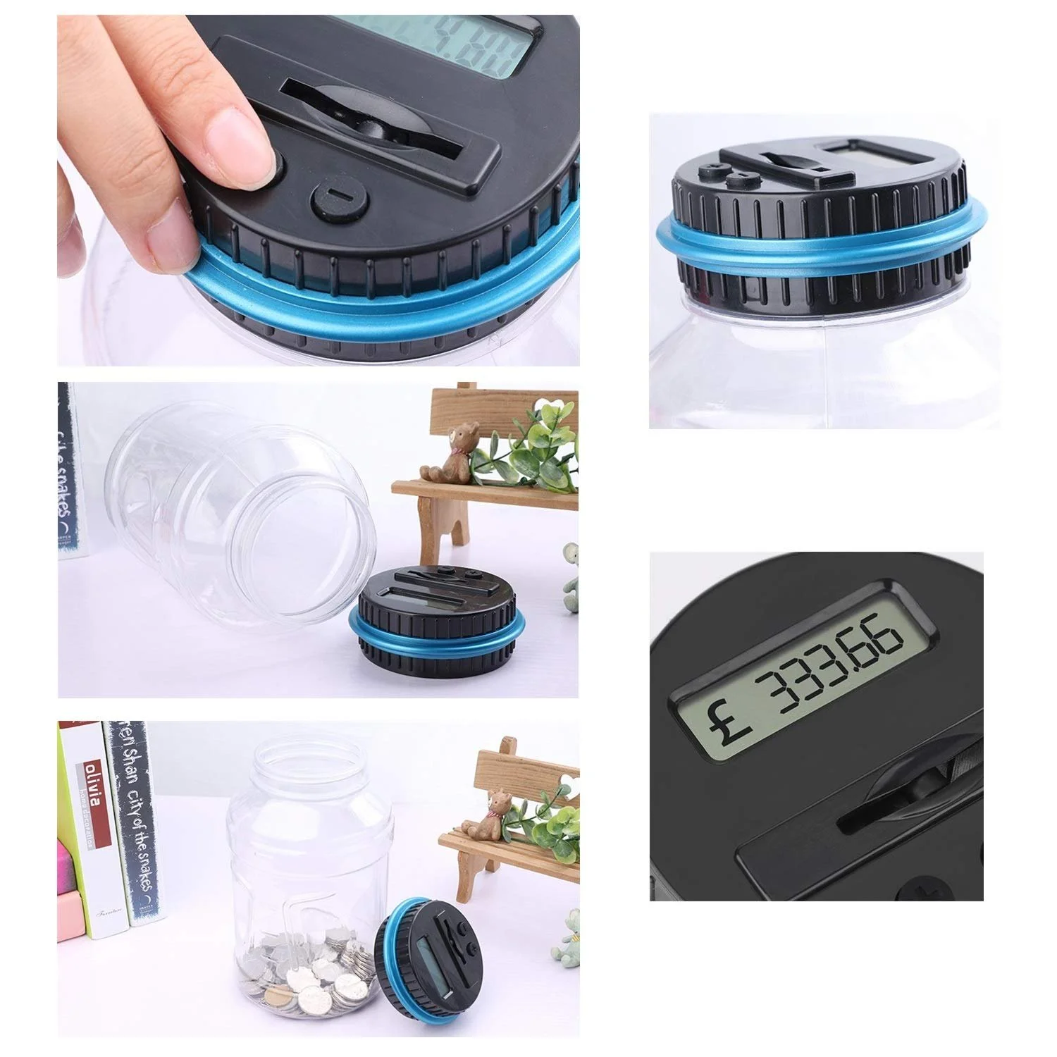 Скарбничка Pup Go Digital з автоматичним лічильником монет LCD, фото №9