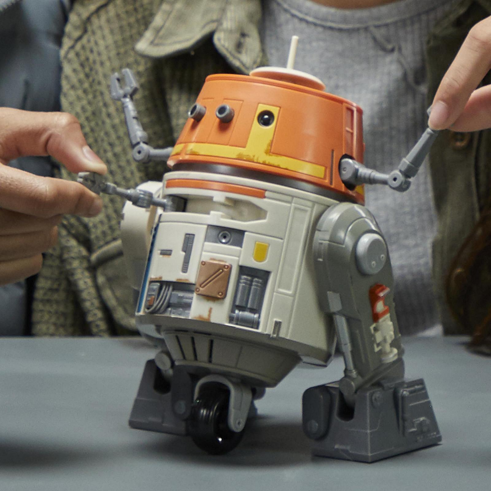 Аніматронна іграшка Star Wars Chatter Back Chopper для дітей, 40+ комбінацій звуків і рухів, фото №11