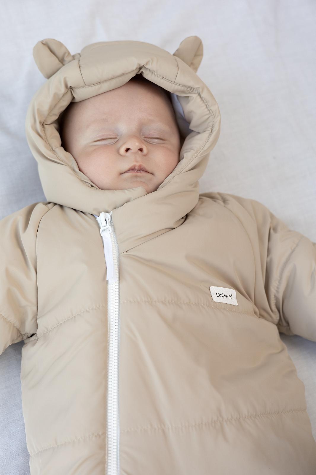 Зимний комплект для новорожденного baby бежевый, фото №10