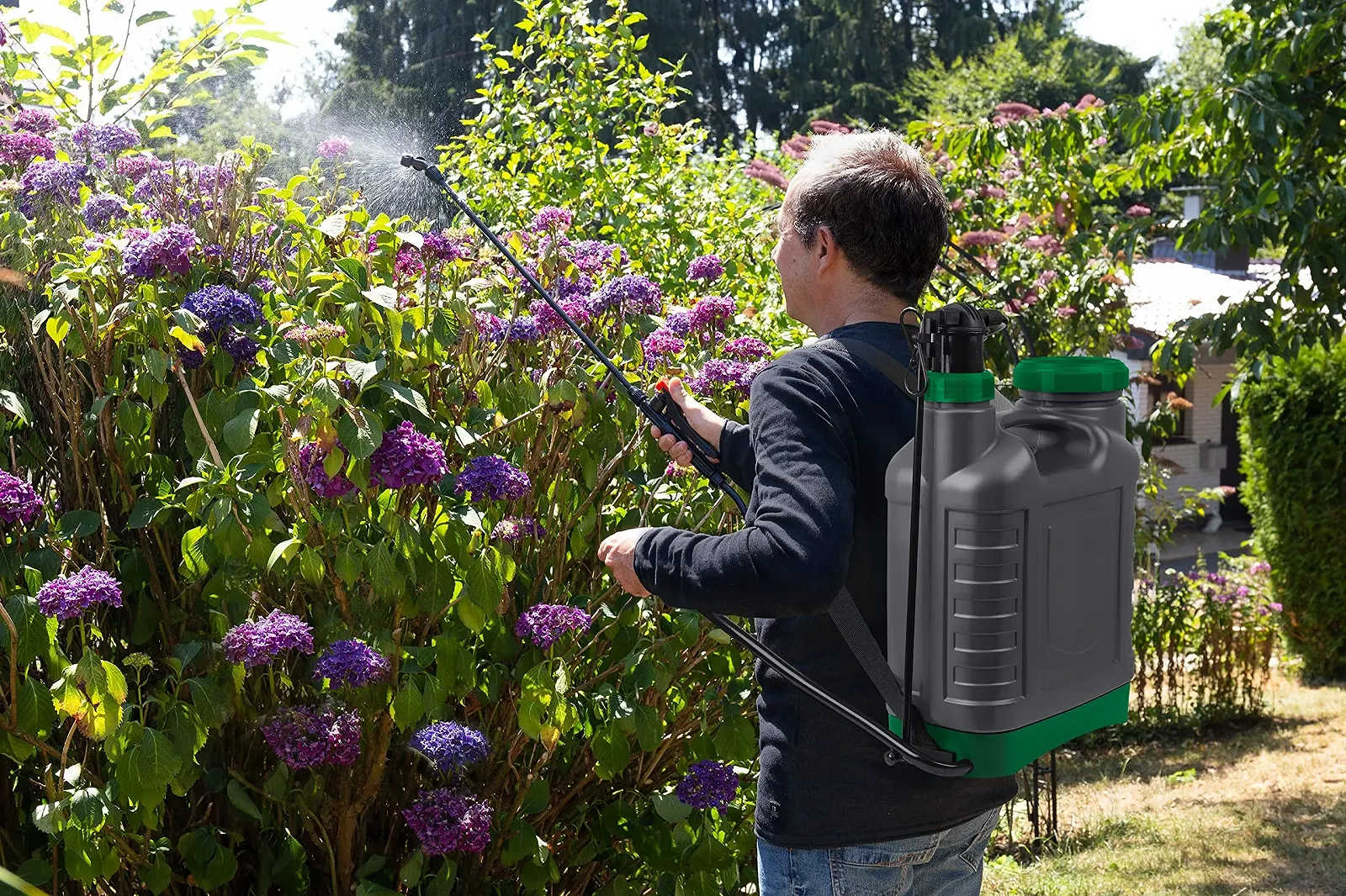 Опрыскиватель Dario Tools CMB382160 ранцевый пневматический 16 л зеленый, фото №6