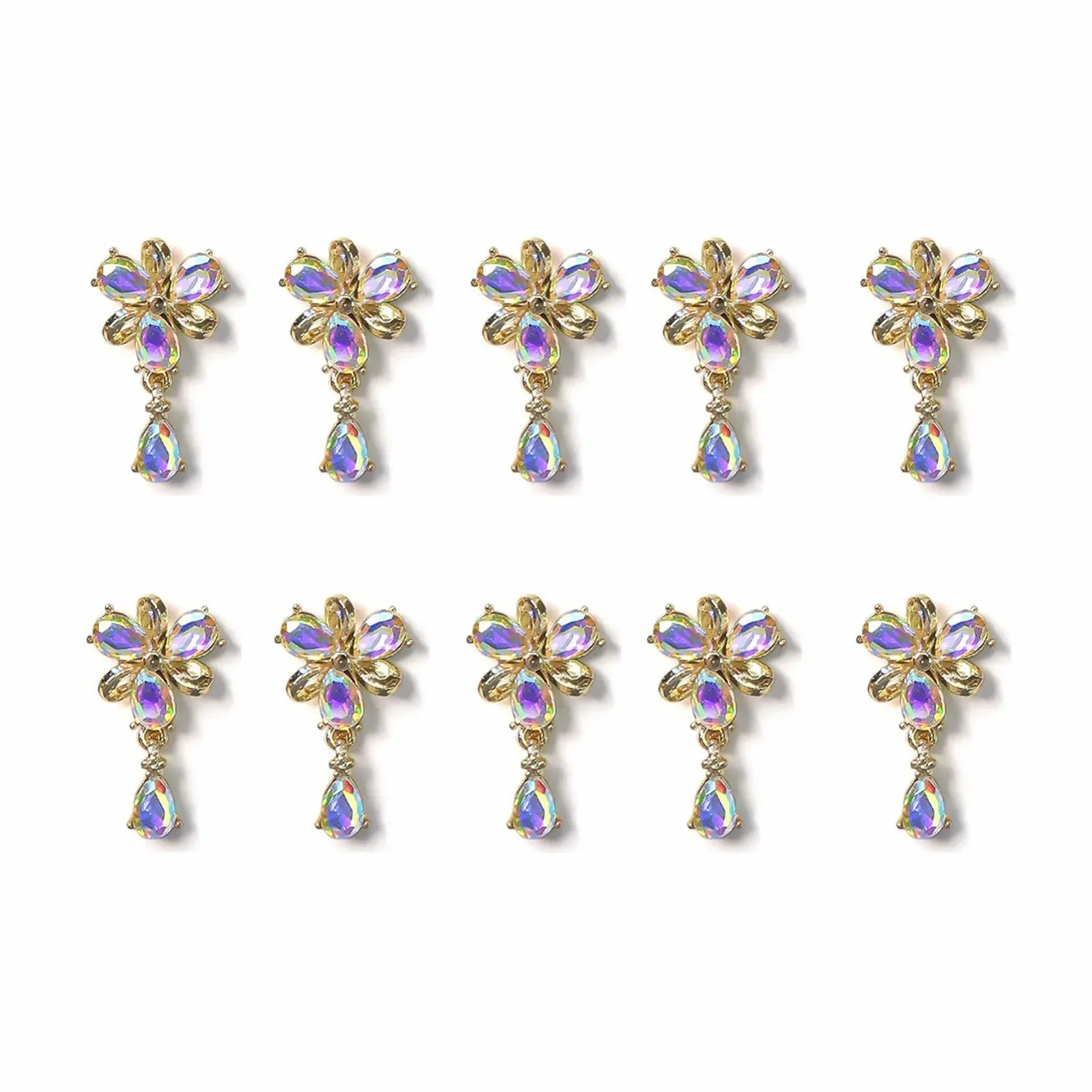 Прикраса для нігтів Стрази Дизайн Декоративні Міцні Акрилові Накладні нігті 3D Метелики Підвіски, фото №1