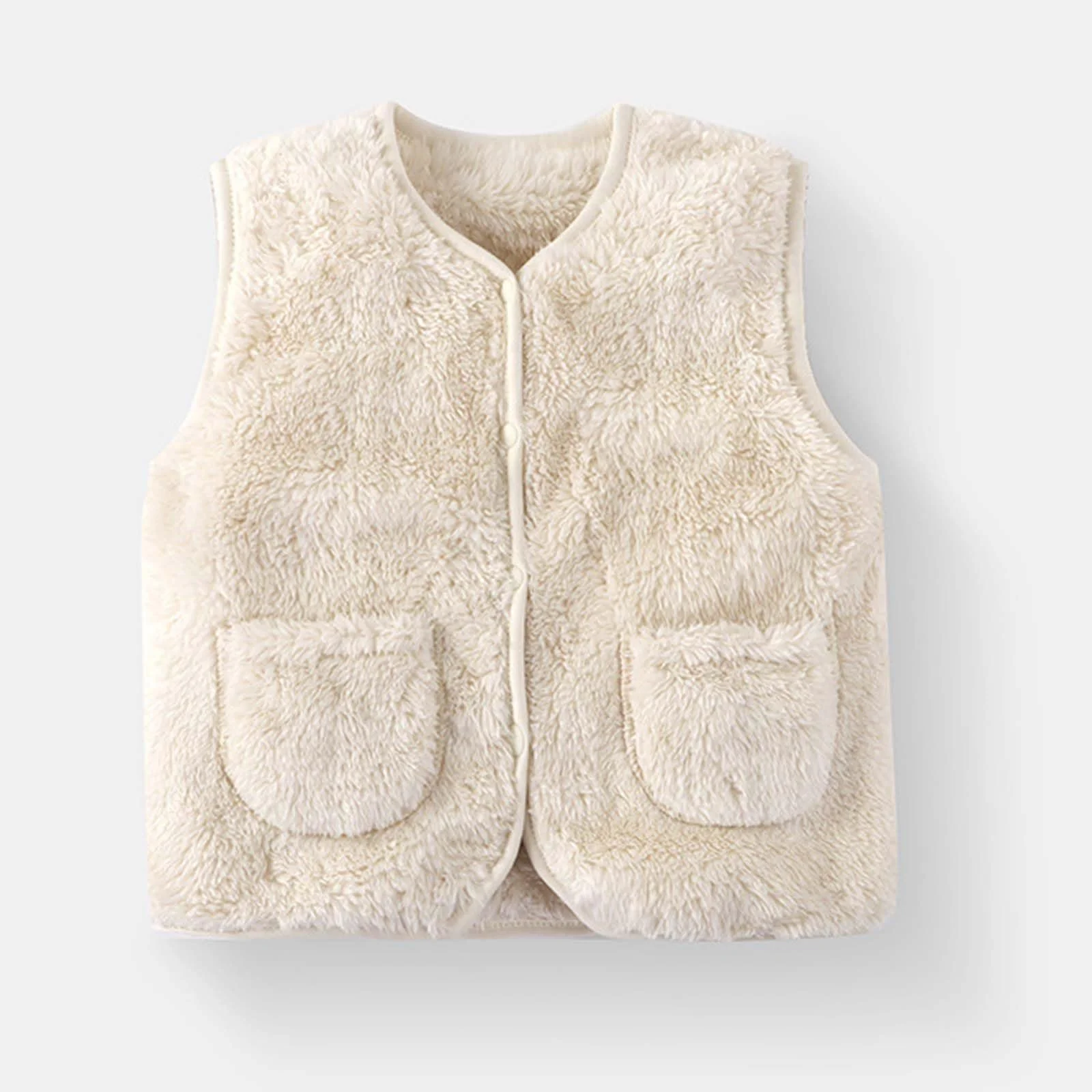 Жилет Teddy Fleece Дитячий для дівчаток Однотонний, фото №2