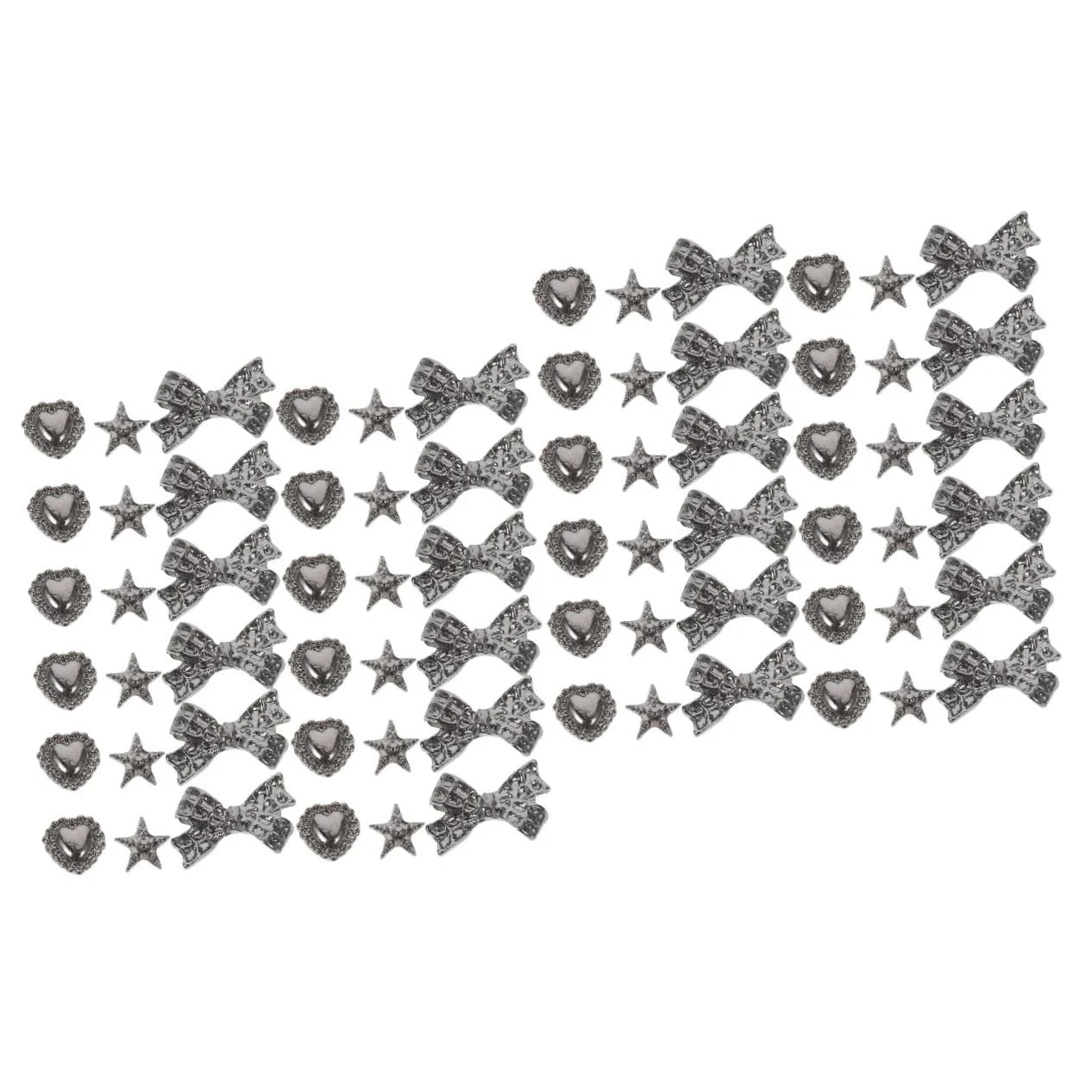 Прикраса для нігтів Серце FRCOLOR 60 шт., фото №1