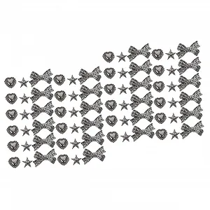 Прикраса для нігтів Серце FRCOLOR 60 шт. - Фото 1