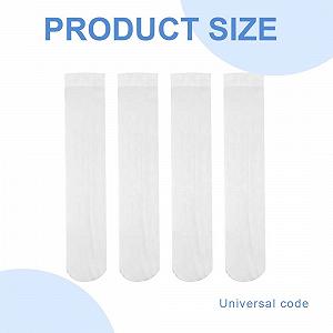 Женские гольфы AYV, поддерживающие чулки, нейлоновые чулки, женские чулки, компрессионные чулки, летние женские компрессионные чулки (белые), белый synthetic.ua - Фото 1