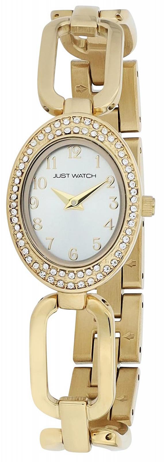 Женские часы Tura Just Watch с браслетом из нержавеющей стали, овальные, 3 ATM, серебристые, фото №1