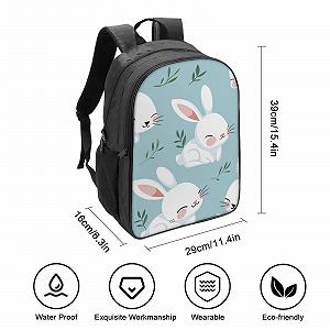 Ранець DPEOANEBN Rabbit для дівчат-підлітків, для початкової школи, для дітей, повсякденний, 40 x 28 x 16 см, стиль-7 synthetic.ua - Фото 1