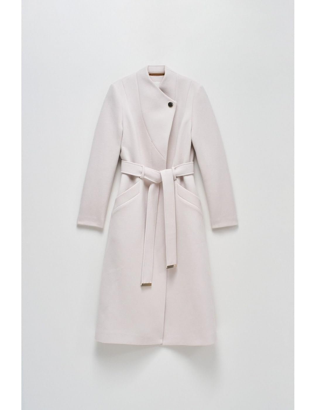 Пальто Salsa Jeans Довге Тканинне з Поясом, фото №7