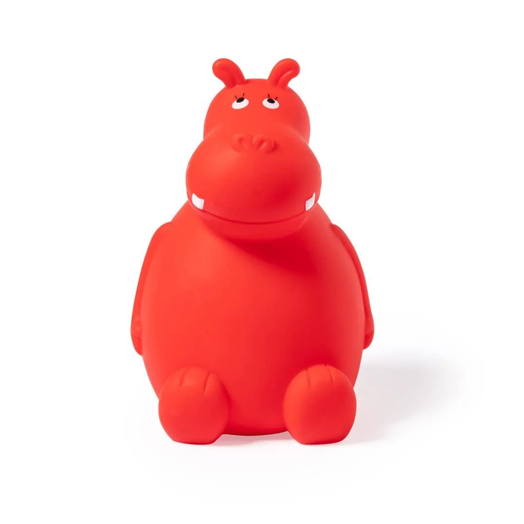 Копилка Hippo мягкая PVC Красная, фото №1