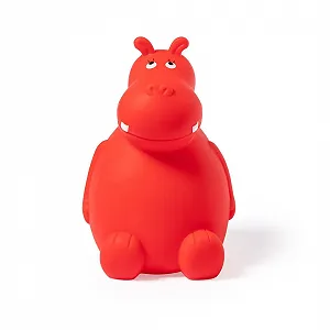 Копилка Hippo мягкая PVC Красная - Фото 1
